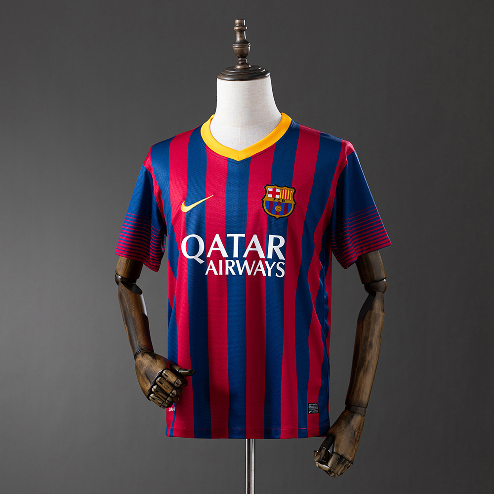 Barcelona retro football jersey vintage La Liga soccer shirt